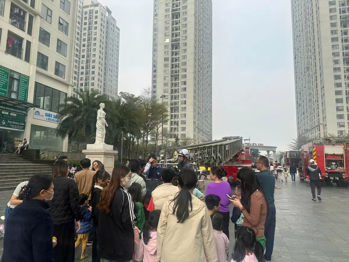 Hà Nội: Hàng nghìn cư dân thực hành phòng cháy chung cư