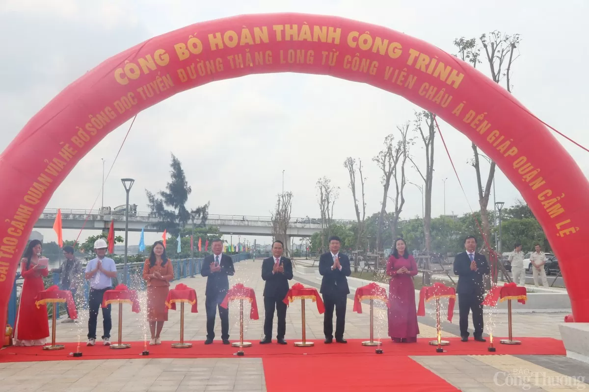 Khánh thành công trình cải tạo cảnh quan vỉa hè đường Thăng Long (thành phố Đà Nẵng)