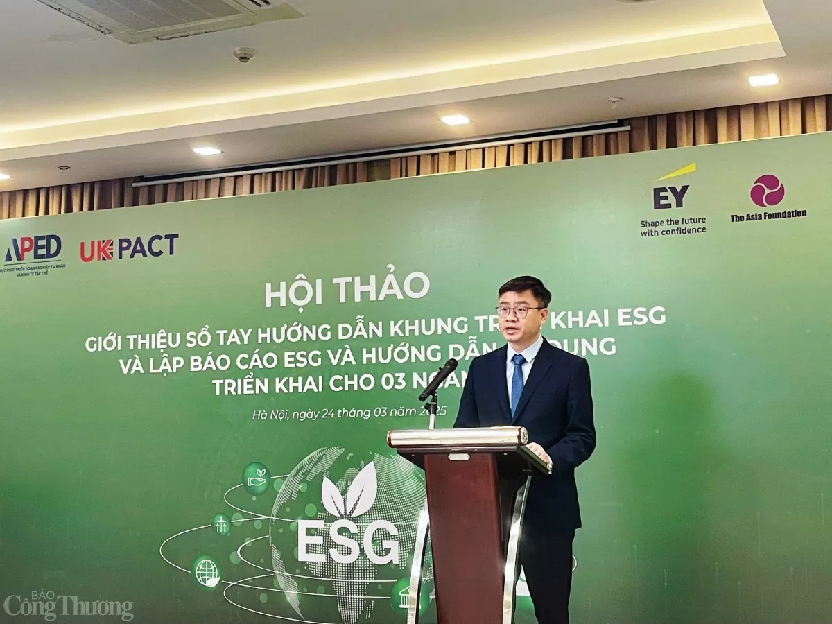 Thực hành ESG mang lại cơ hội tiếp cận nguồn tài chính xanh cho doanh nghiệp. Ảnh: Nguyễn Hoà