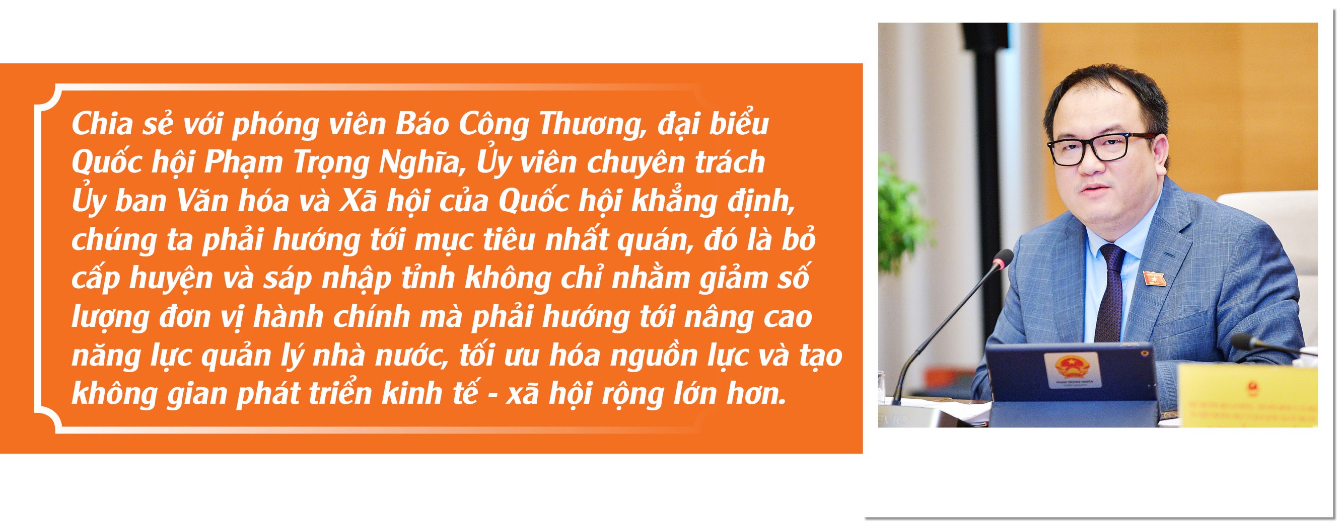 ĐB quốc hội gợi mở tiêu chí khi sắp xếp, sáp nhập