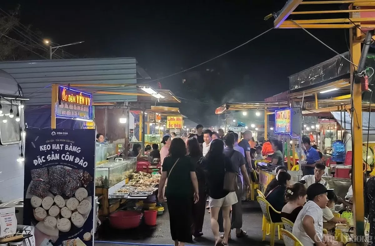 Chợ đêm Côn Đảo: Điểm đến hấp dẫn khách du lịch