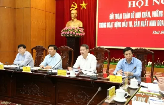 Chủ tịch tỉnh Thái Bình đối thoại, gỡ vướng cho doanh nghiệp