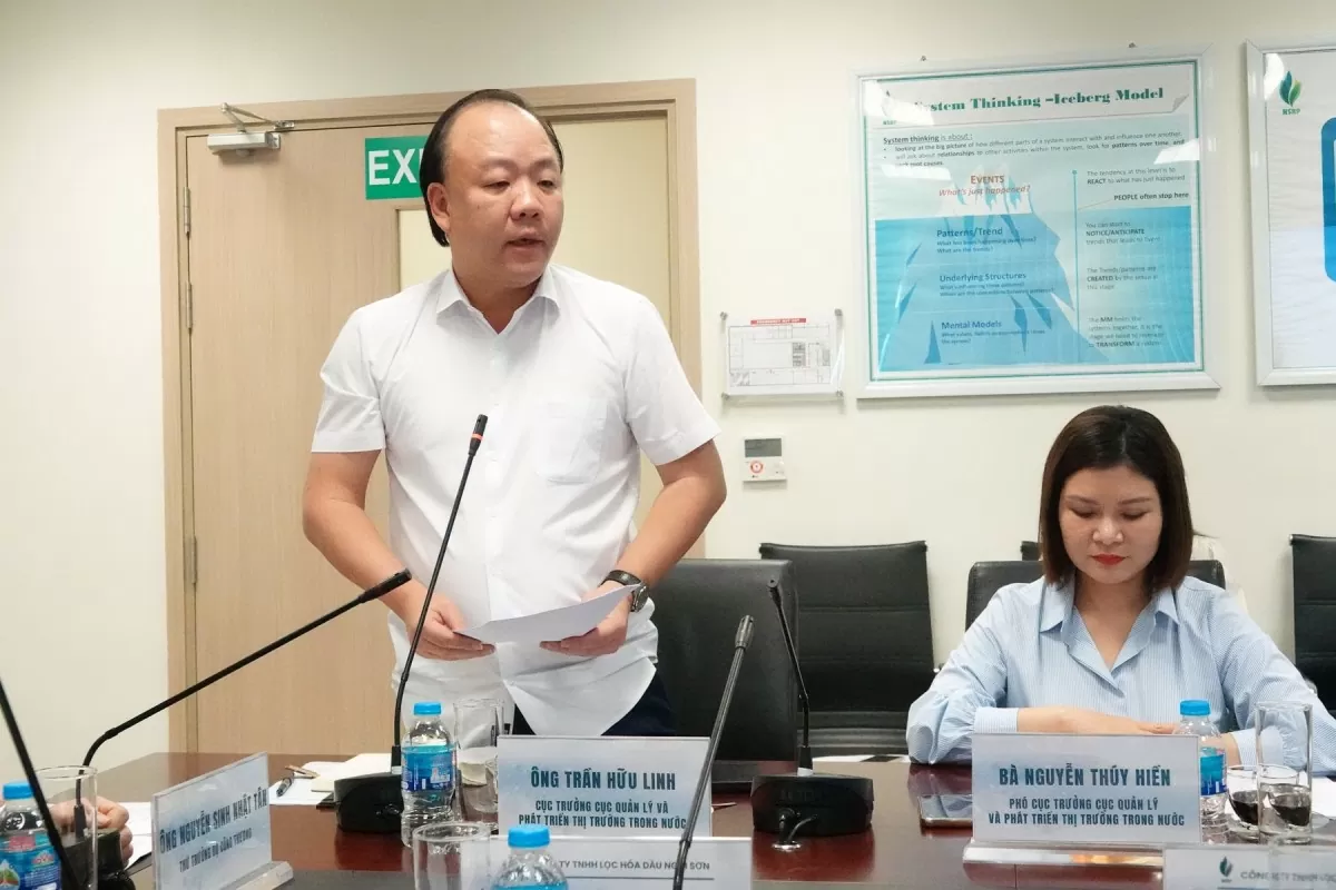 thứ trưởng nguyễn sinh nhật tân làm việc tại lọc hóa dầu nghi sơn thanh hóa