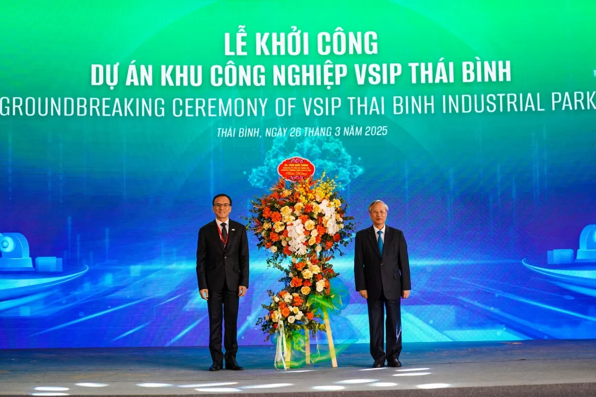 Toàn cảnh Lễ khởi công Khu công nghiệp VSIP Thái Bình