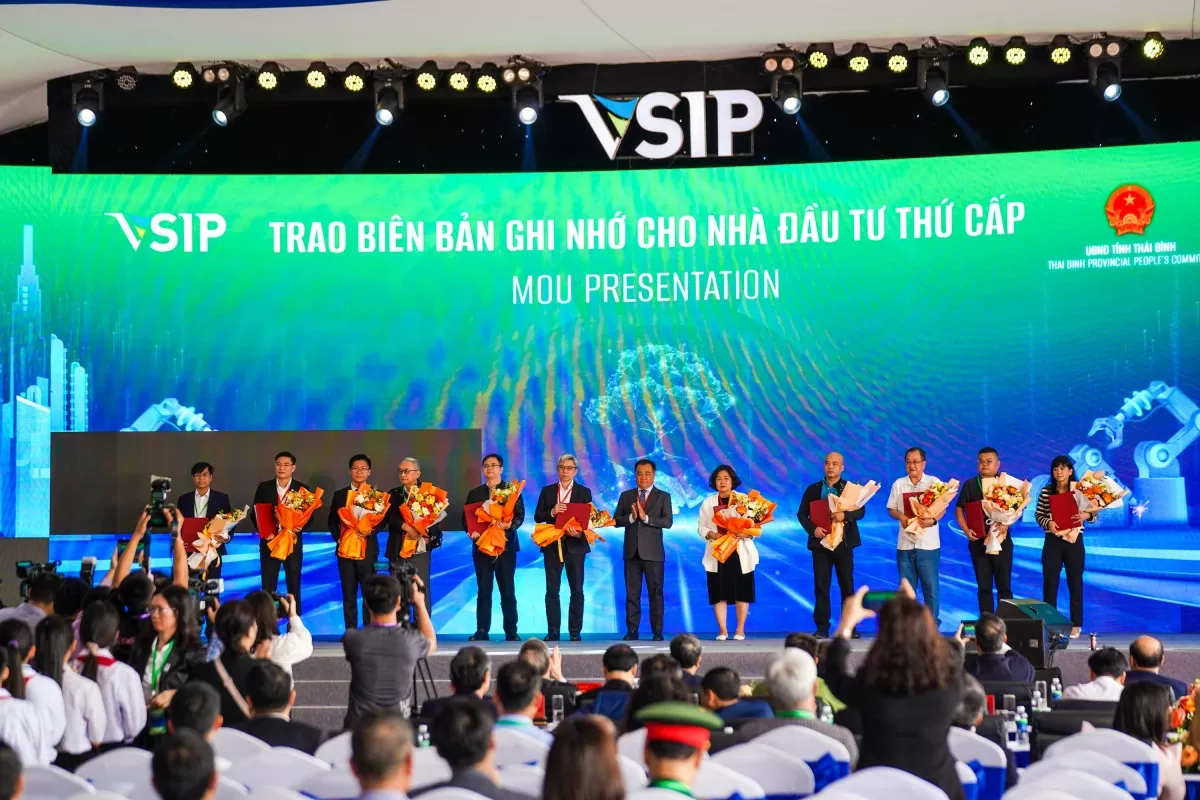 Toàn cảnh Lễ khởi công Khu công nghiệp VSIP Thái Bình