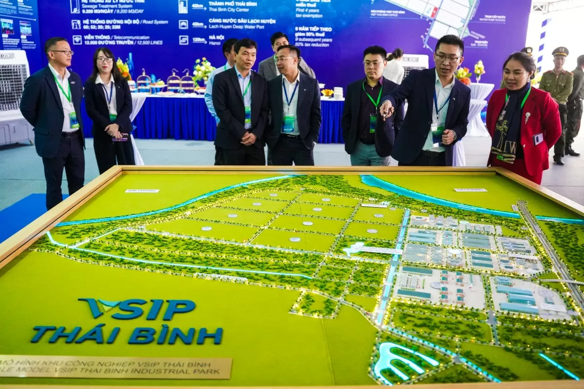 Toàn cảnh Lễ khởi công Khu công nghiệp VSIP Thái Bình