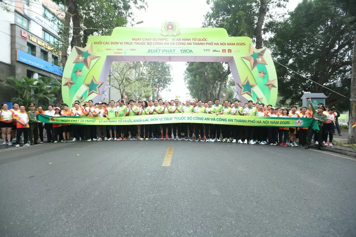 Bộ Công an tổ chức Ngày chạy Olympic – Vì an ninh tổ quốc