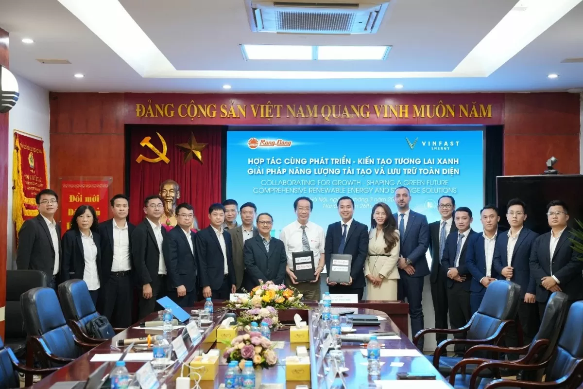 Rạng Đông và VinFast Energy hợp tác phát triển giải pháp năng lượng tái tạo, lưu trữ toàn diện