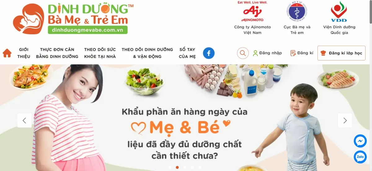 Thúc đẩy triển khai Phần mềm xây dựng thực đơn cho mẹ