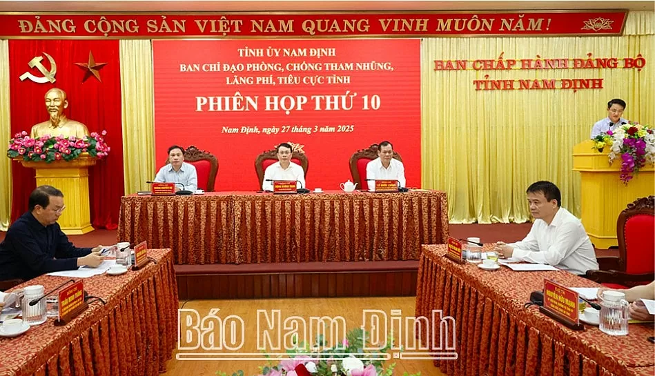 Quý I/2025, Nam Định phát hiện hàng tỷ đồng từ tham nhũng, tiêu cực; nhiều quan chức xã bị kỷ luật