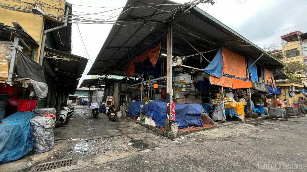 Hiện trạng chợ Long Biên trước thời điểm được tái thiết