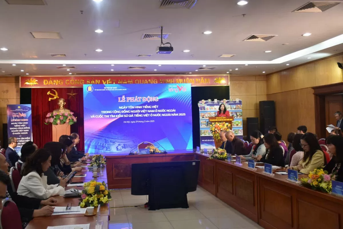 Lễ phát động Ngày tôn vinh tiếng Việt ở nước ngoài 2025