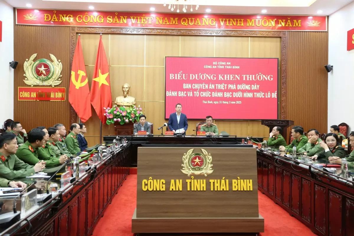 Chủ tịch UBND tỉnh Thái Bình phát biểu
