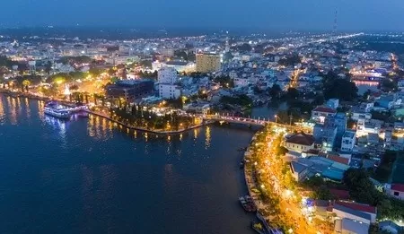 Trung tâm thành phố Vĩnh Long ngày nay. Ảnh: Vinh Hiển