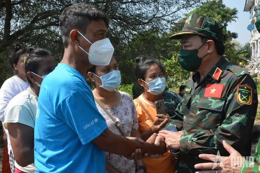 Tác chiến trong thời bình: Bản lĩnh Bộ đội Cụ Hồ cứu hộ động đất ở Myanmar