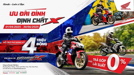 honda viet nam tiep lua dam me cho khach mua xe winner x