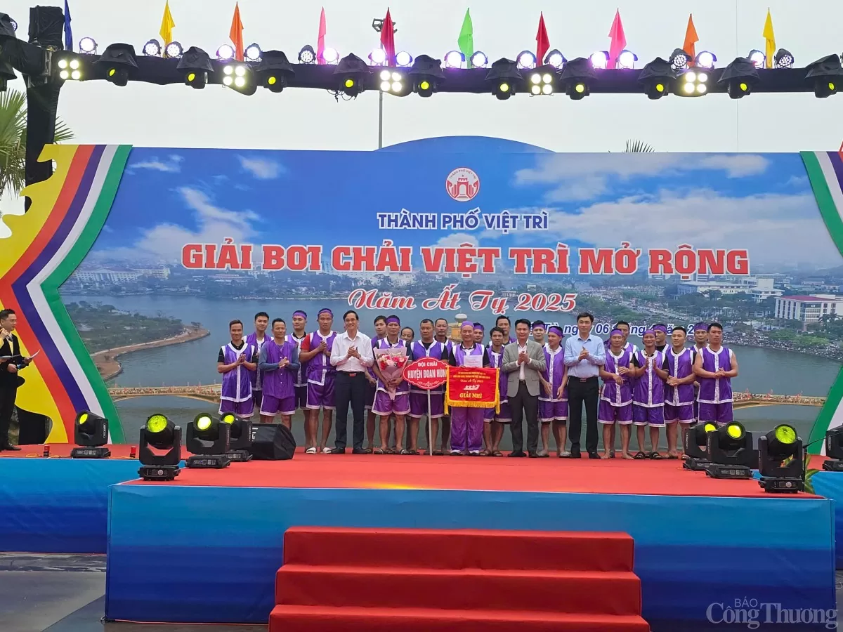Sôi nổi Giải bơi chải Việt Trì mở rộng năm 2025 Sôi nổi Giải bơi chải Việt Trì mở rộng năm 2025
