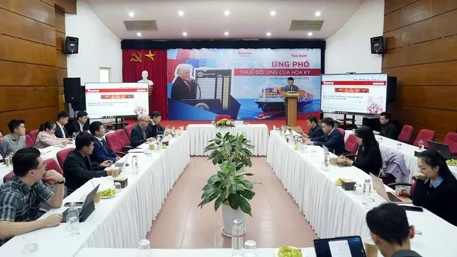 Đang diễn ra tọa đàm 'Ứng phó thuế đối ứng của Hoa Kỳ'