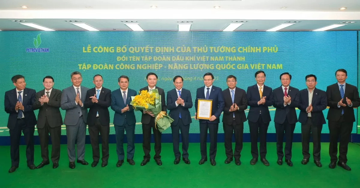 Chính thức đổi tên Tập đoàn Dầu khí Việt Nam với tên gọi mới