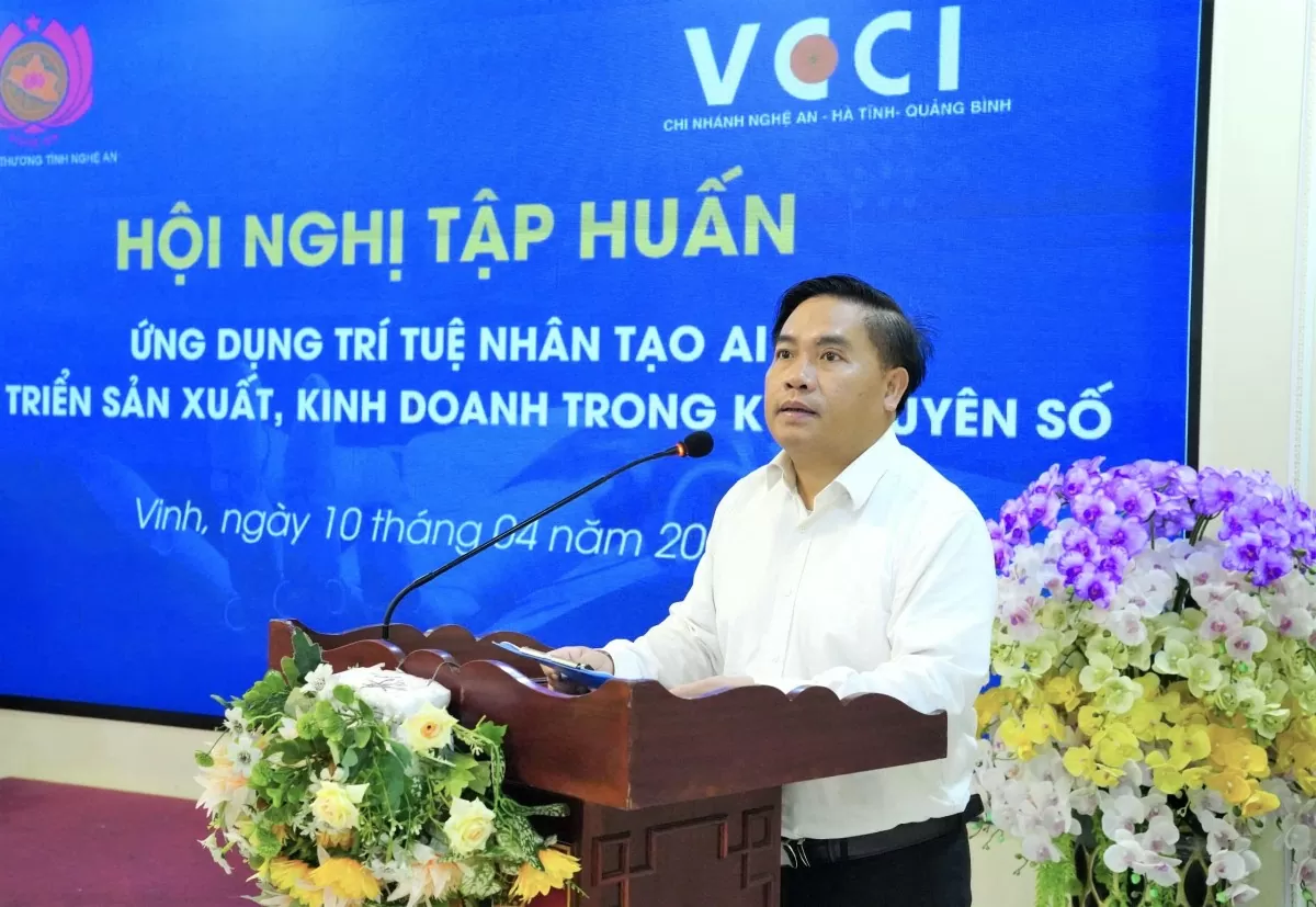 ứng dụng Ai sở công thương nghệ an