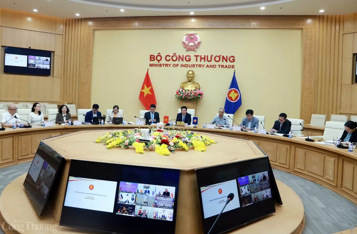 Hội nghị Bộ trưởng Kinh tế ASEAN đặc biệt về thuế quan Hoa Kỳ