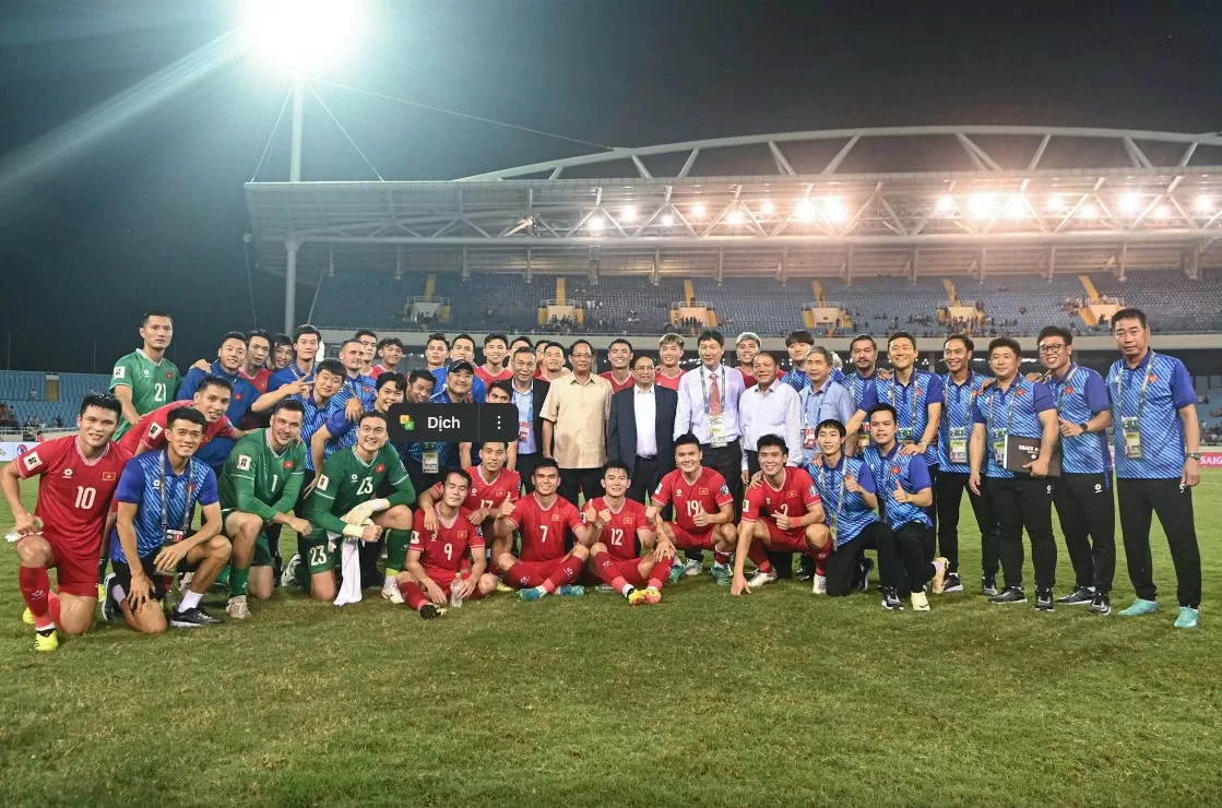 Thủ tướng Phạm Minh Chính dành sự quan tâm đặc biệt cho các đội tuyển bóng đá Việt Nam - Ảnh: Ngọc Linh