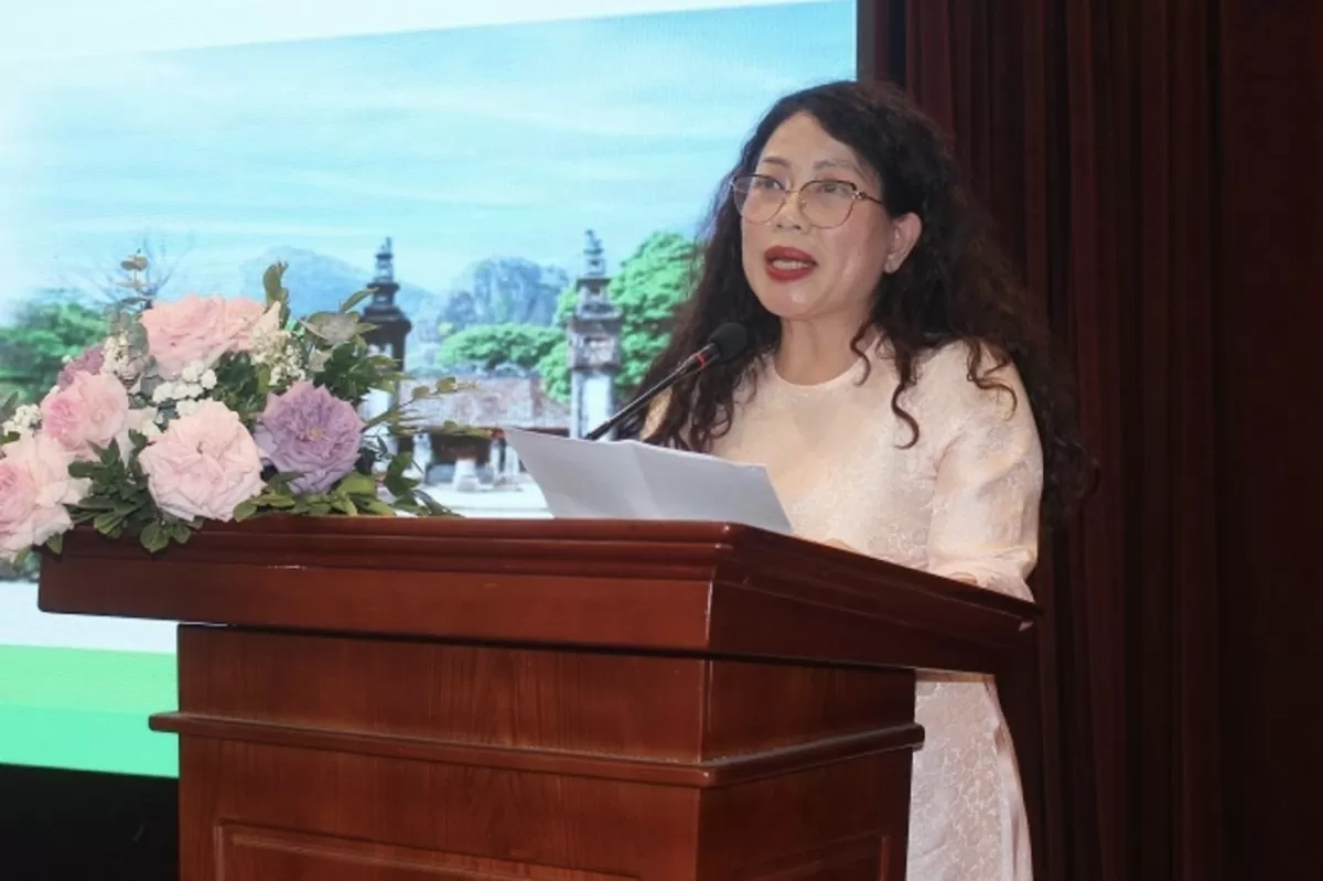 Phó Giám đốc Sở Văn hóa, Thể thao và Du lịch tỉnh Thanh Hóa Vương Thị Hải Yến