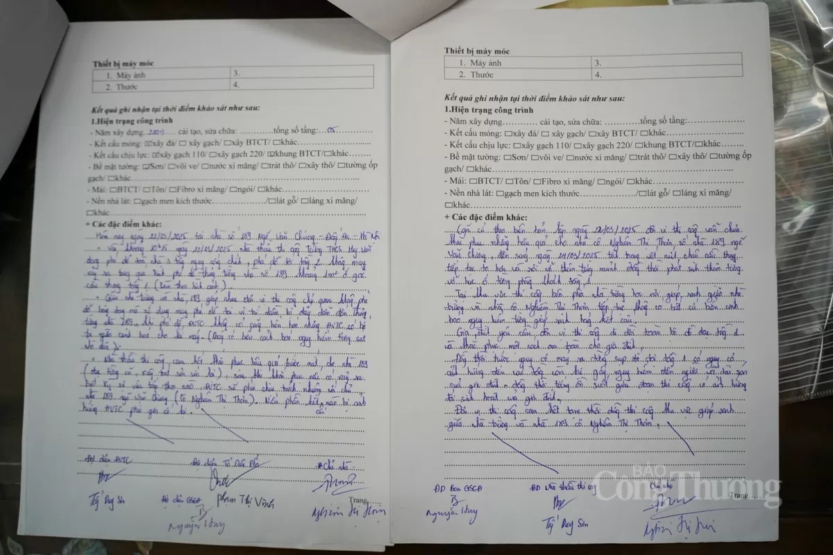 Hà Nội: Nhà dân nứt toác cạnh công trường thi công trường học