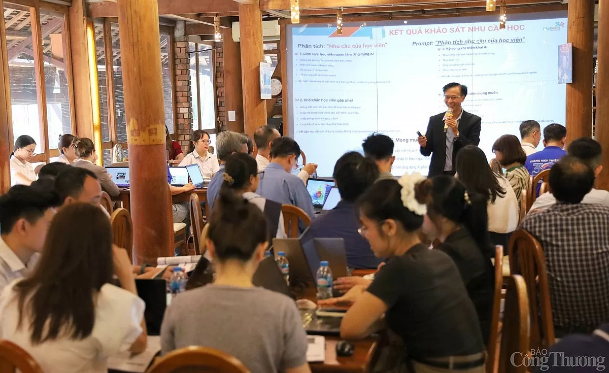 Thúc đẩy ứng dụng AI trong kinh doanh, quảng bá sản phẩm