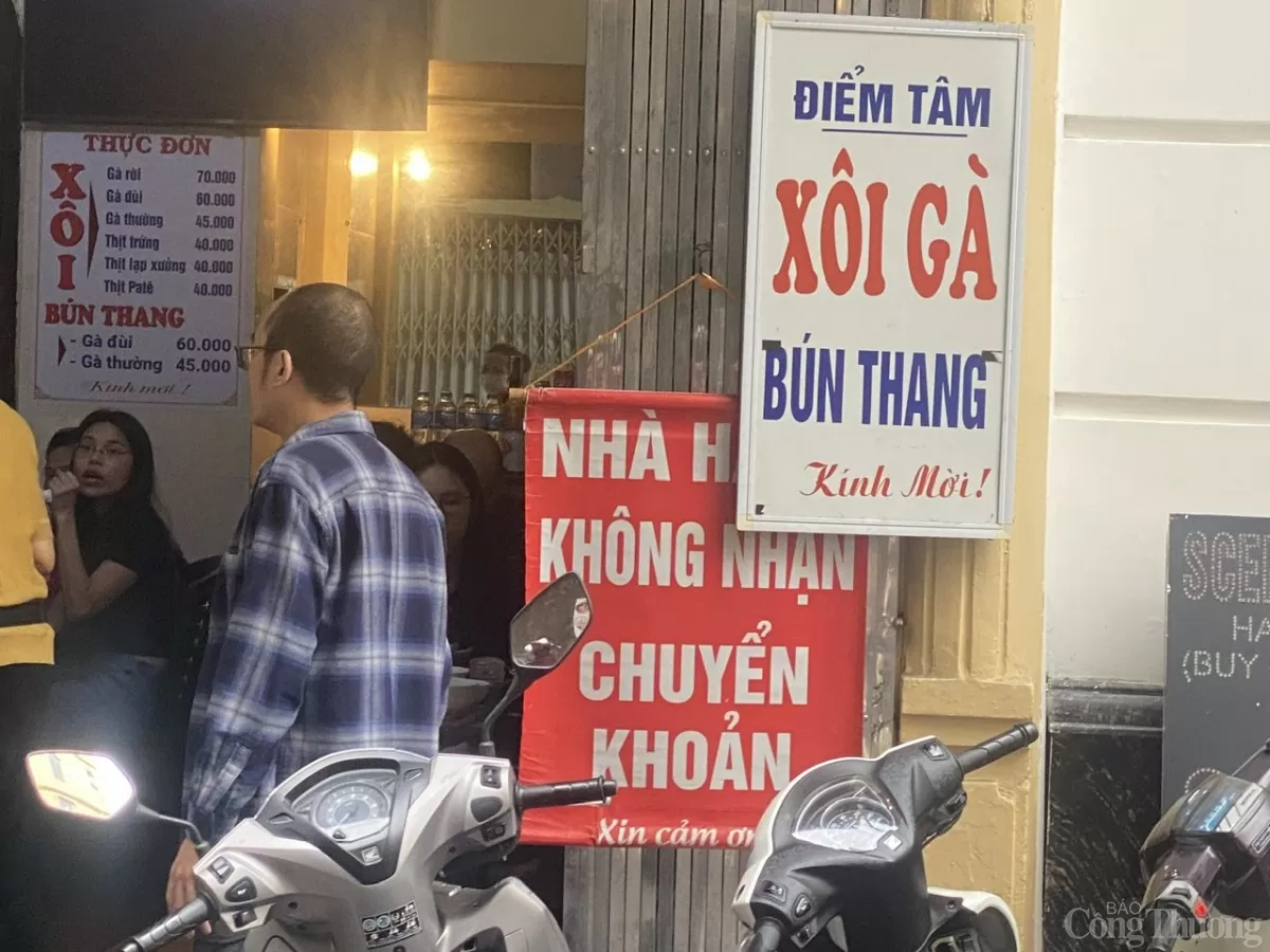 Quán ăn không nhận chuyển khoản: Đừng 'đi lùi' trong thời đại số