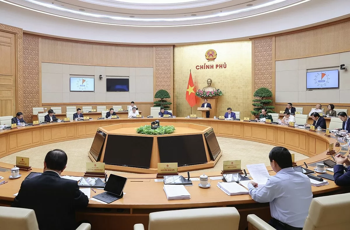 Phiên họp Chính phủ chuyên đề về xây dựng pháp luật tháng 4 năm 2025