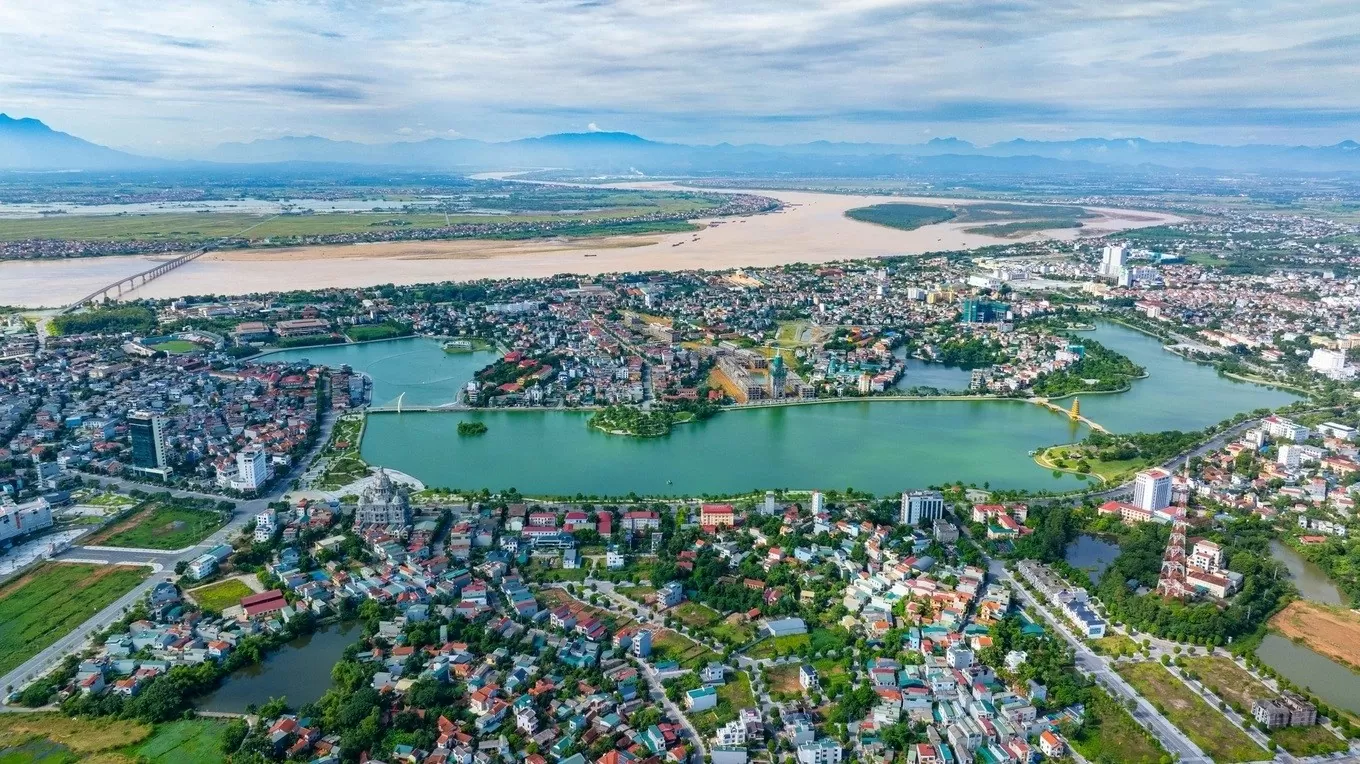 Thành phố Việt Trì, tỉnh Phú Thọ. Ảnh: Tùng Vy