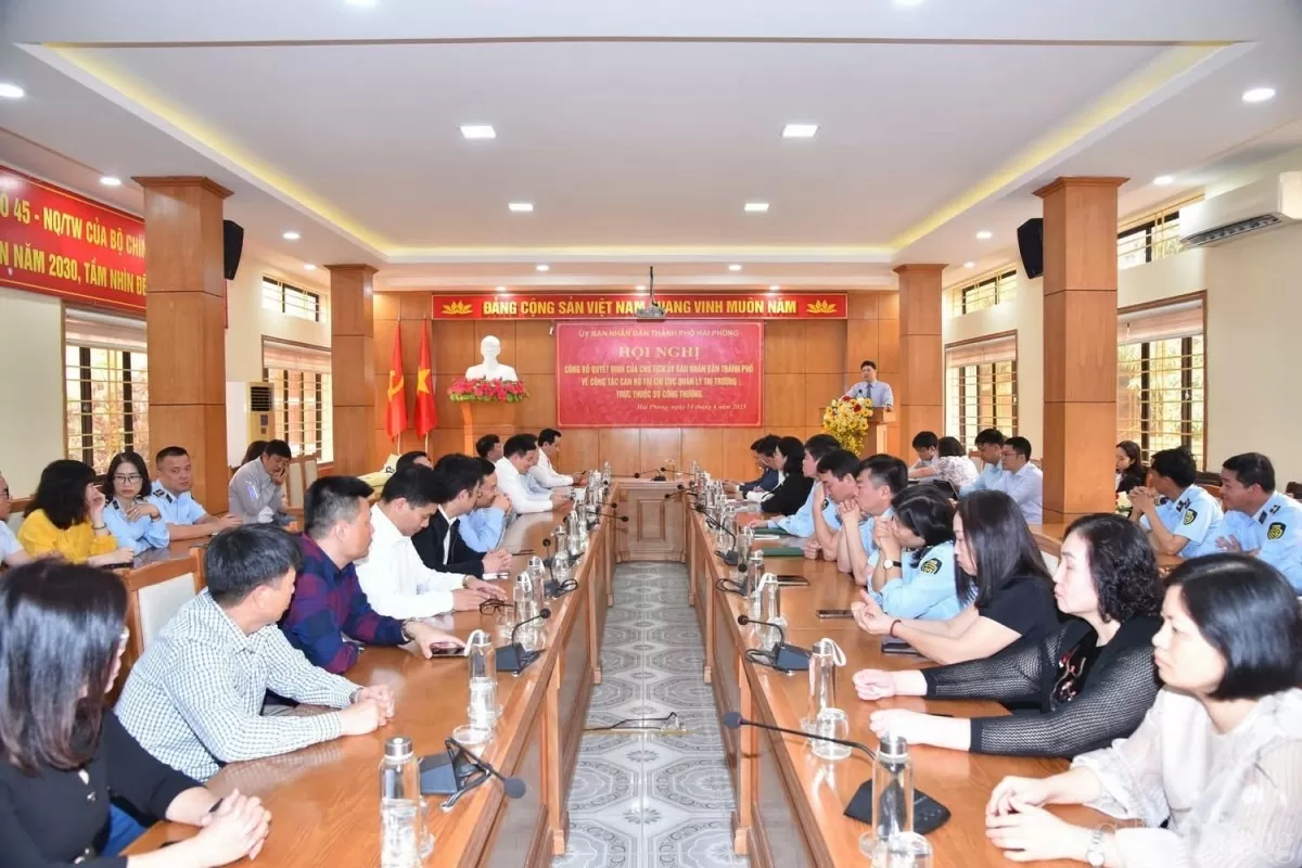 Bổ nhiệm Chi cục trưởng Chi cục Quản lý thị trường Hải Phòng