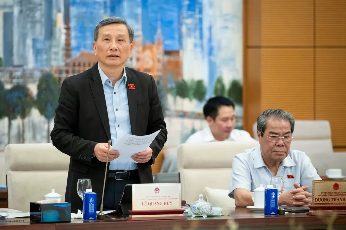 Chủ nhiệm Ủy ban Khoa học, Công nghệ và Môi trường Lê Quang Huy