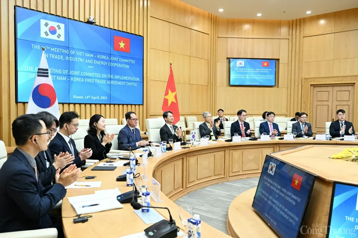 Ảnh: Kỳ họp 14 Uỷ ban hỗn hợp Thương mại, Công nghiệp và Năng lượng Việt Nam - Hàn Quốc
