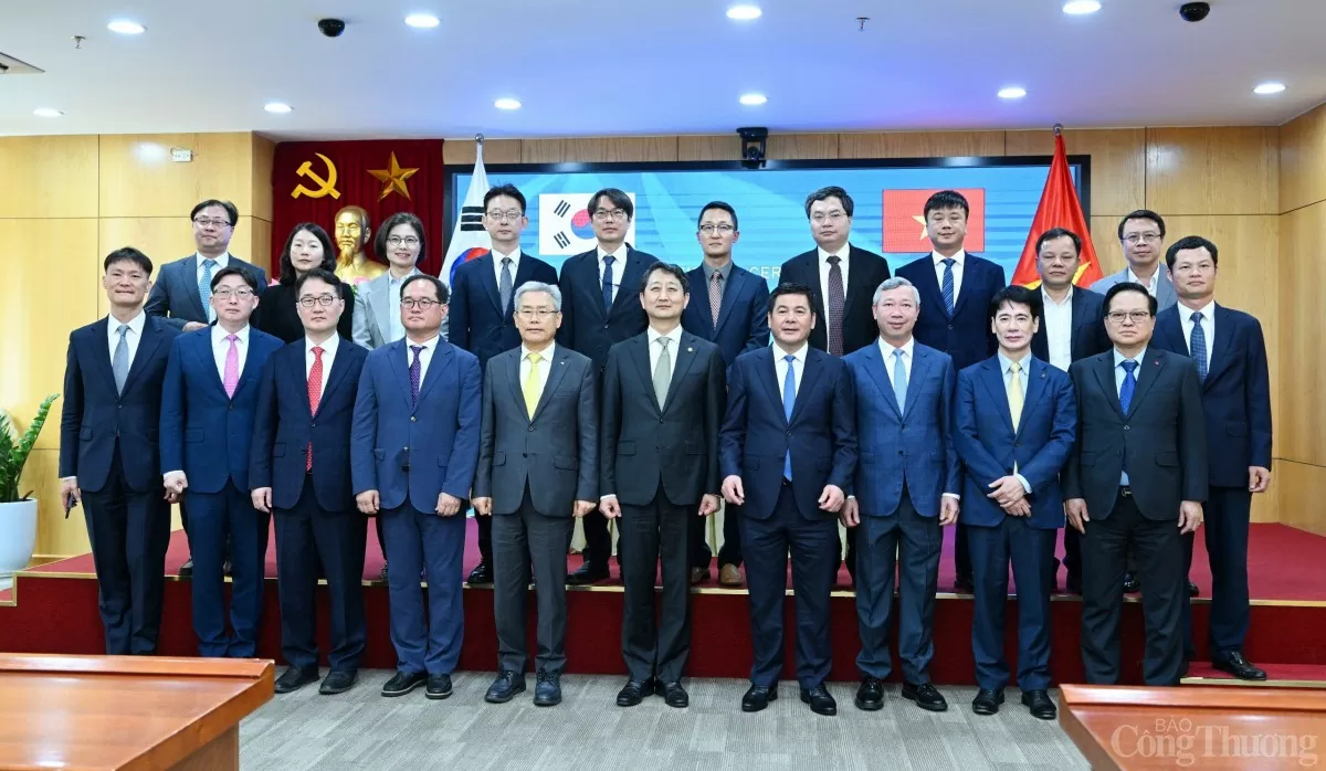 Ảnh: Kỳ họp 14 Uỷ ban hỗn hợp Thương mại, Công nghiệp và Năng lượng Việt Nam - Hàn Quốc