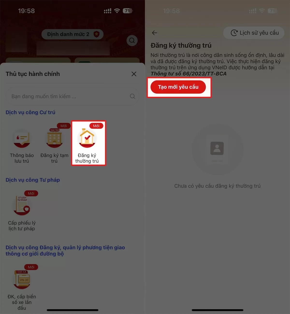 Đăng ký thường trú online dễ dàng qua ứng dụng VNeID