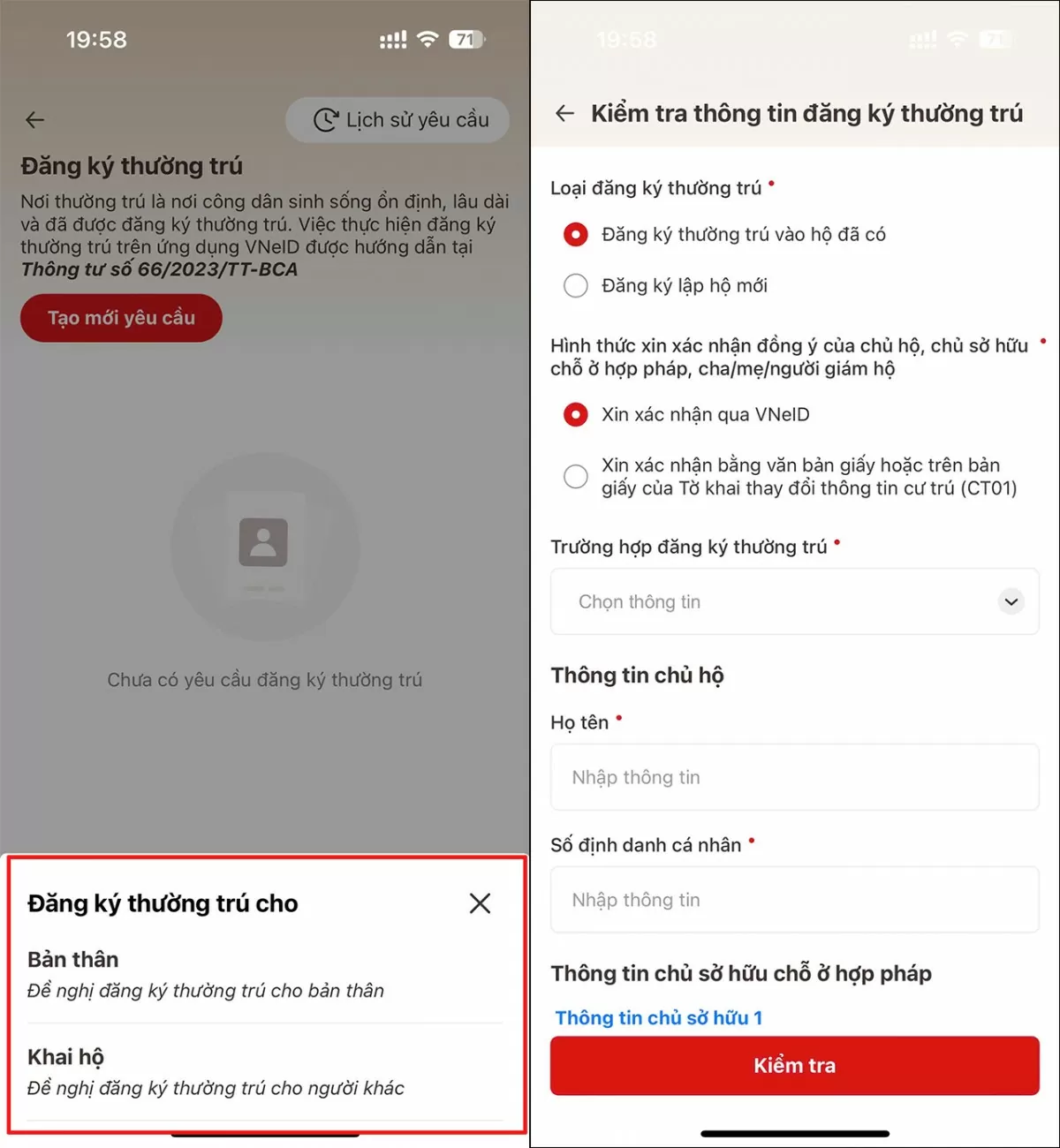 Đăng ký thường trú online dễ dàng qua ứng dụng VNeID