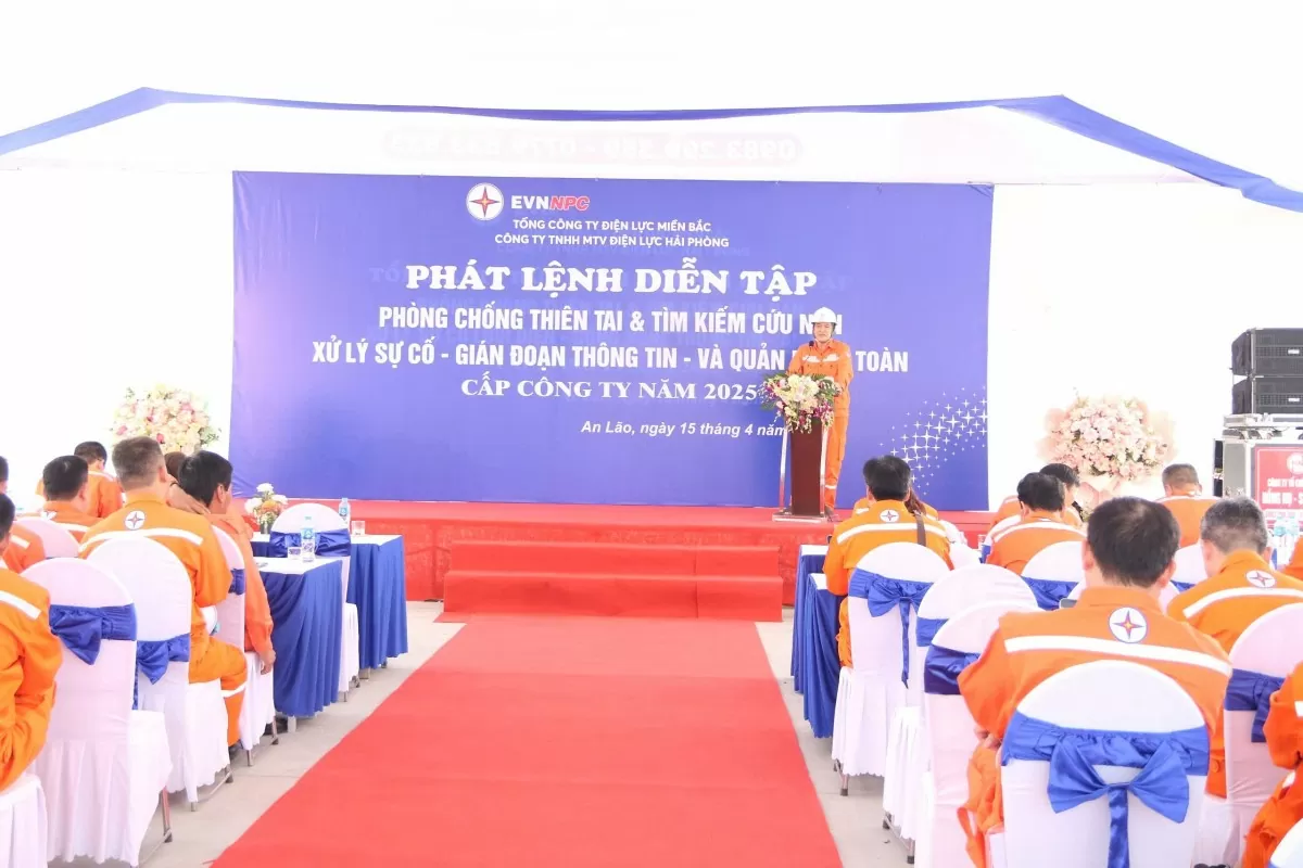 PC Hải Phòng: Diễn tập phòng chống thiên tai, cứu nạn 2025