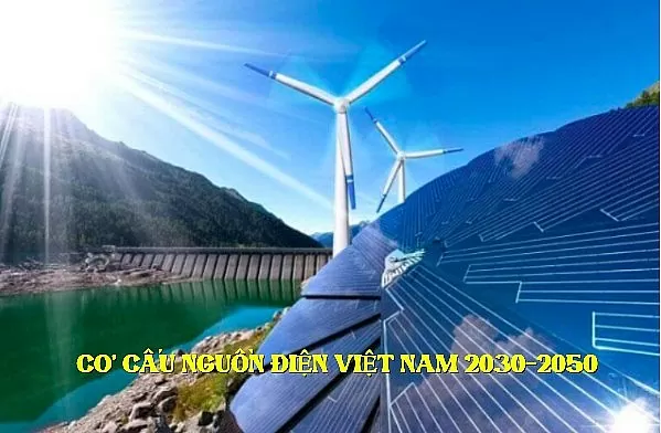 Cơ cấu nguồn điện theo Quy hoạch điện VIII điều chỉnh đến năm 2030 và năm 2050