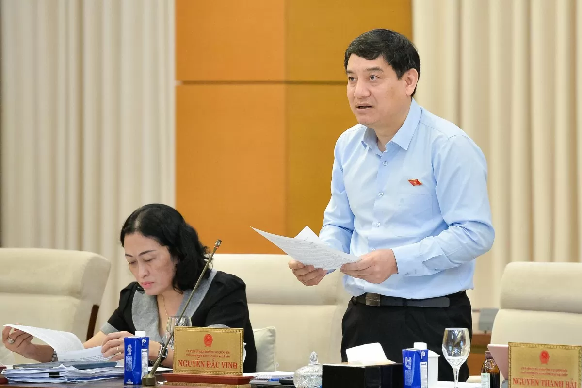 Chủ nhiệm Ủy ban Văn hóa và Xã hội Nguyễn Đắc Vinh