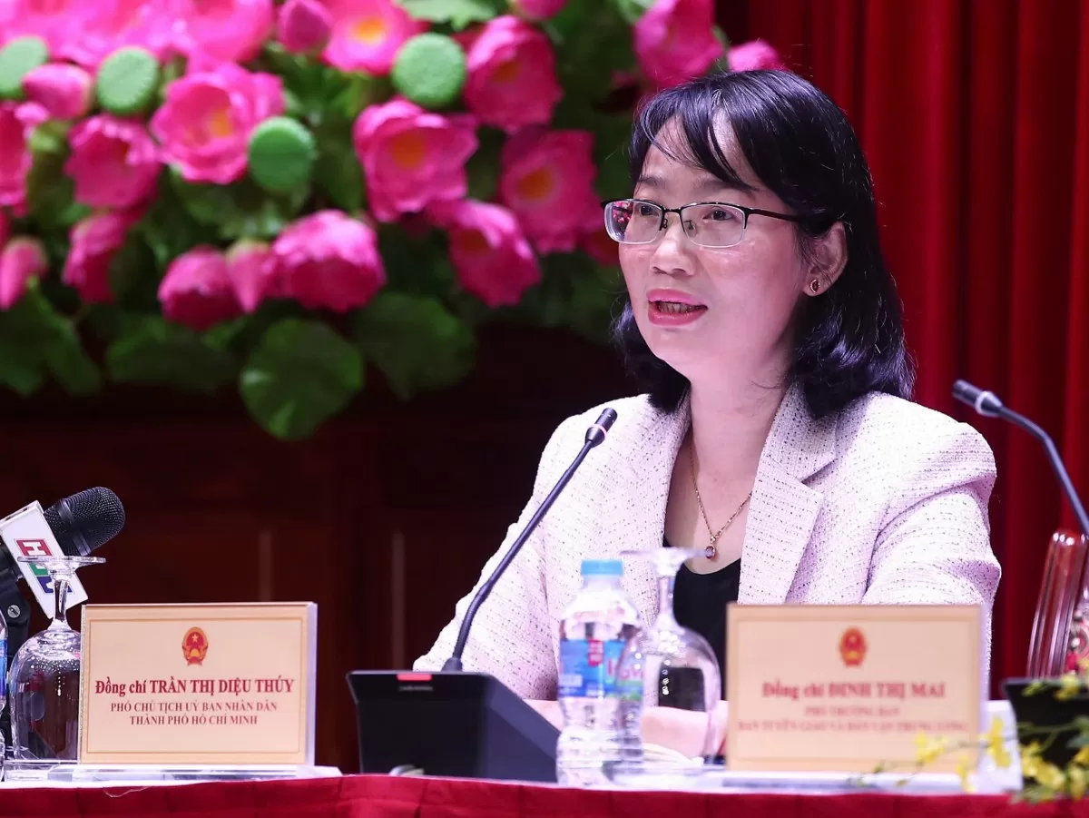 Phó Chủ tịch UBND TP Hồ Chí Minh Trần Thi Diệu Thuý