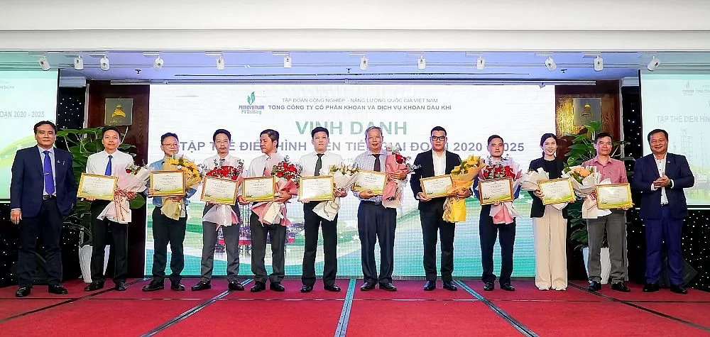 PV Drilling vinh danh 10 tập thể điển hình tiên tiến giai đoạn 2020 - 2025