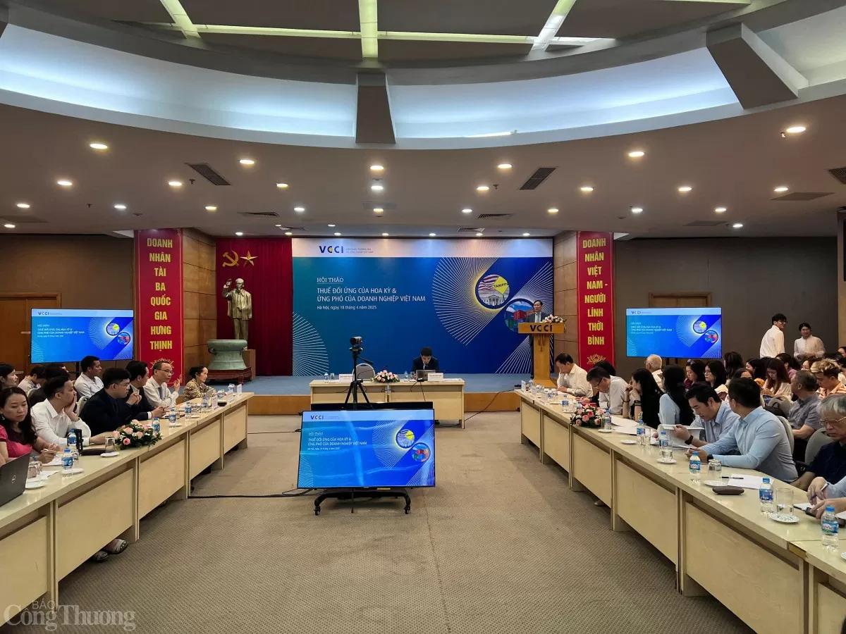 VCCI tổ chức hội thảo về thuế đối ứng của Hoa Kỳ