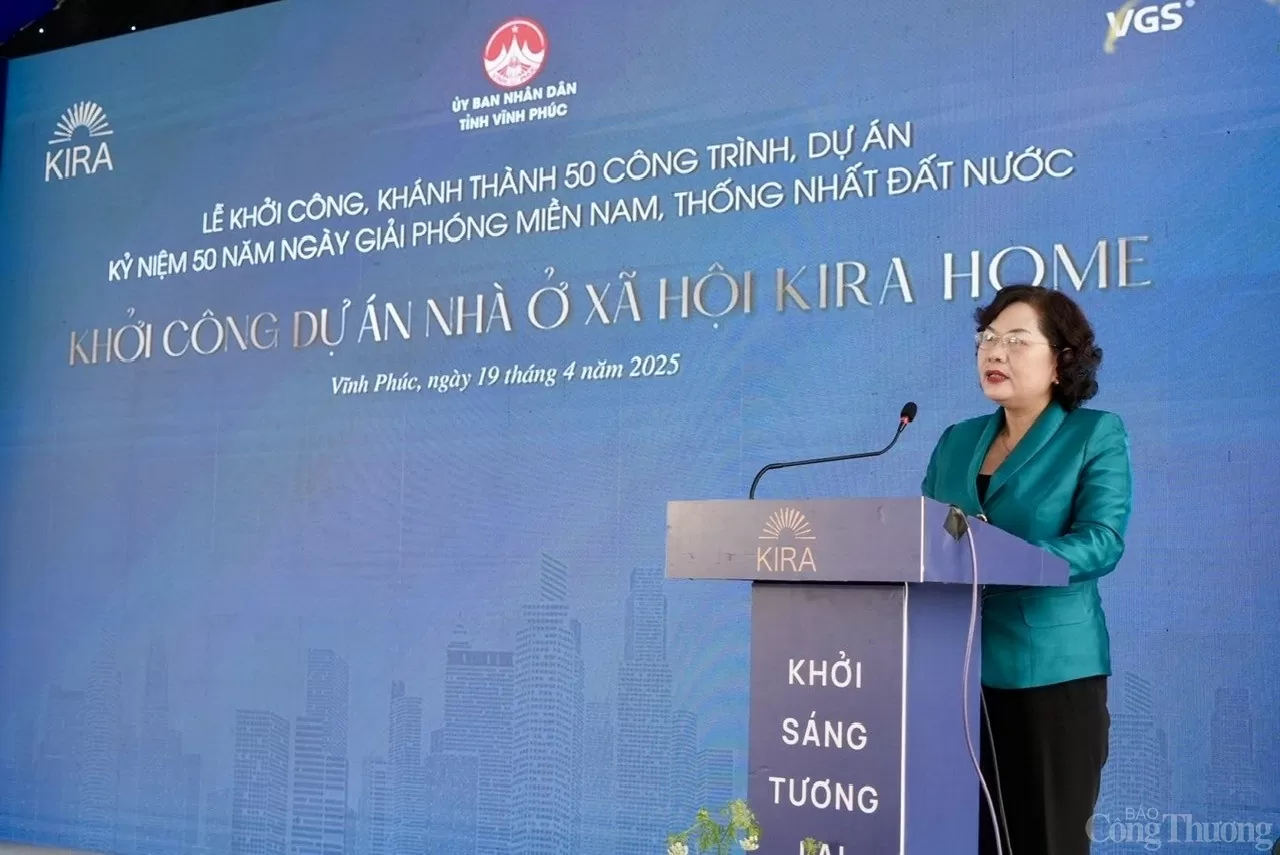 Vĩnh Phúc: Khởi công dự án nhà ở xã hội Kira Home