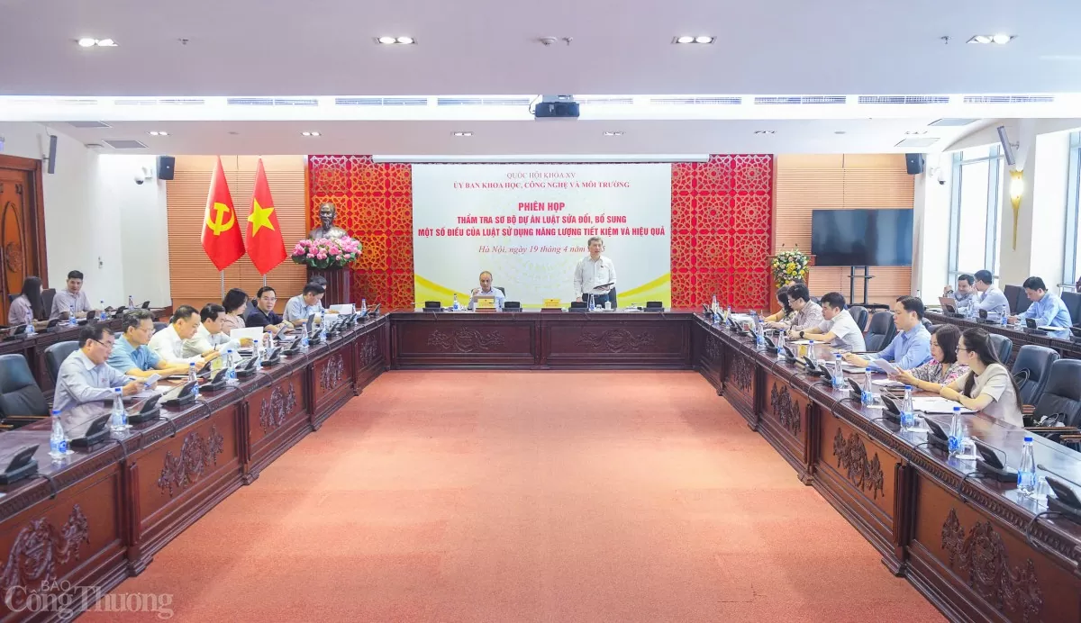 Thẩm tra sơ bộ Luật Sử dụng năng lượng tiết kiệm và