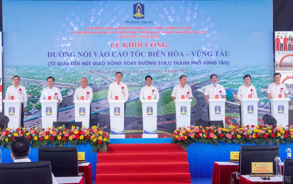 Bà Rịa-Vũng Tàu: Đồng loạt khởi công, khánh thành 4 công trình