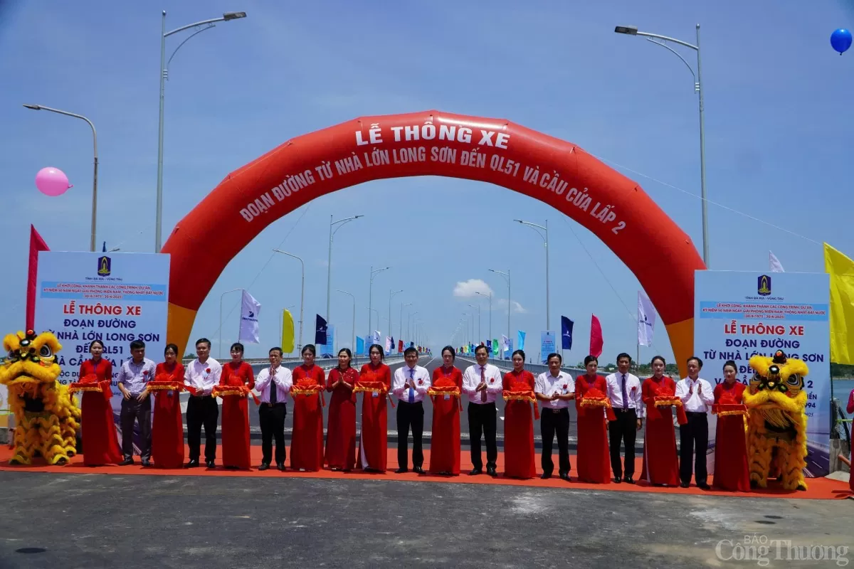 Bà Rịa-Vũng Tàu: Đồng loạt khởi công, khánh thành 4 công trình