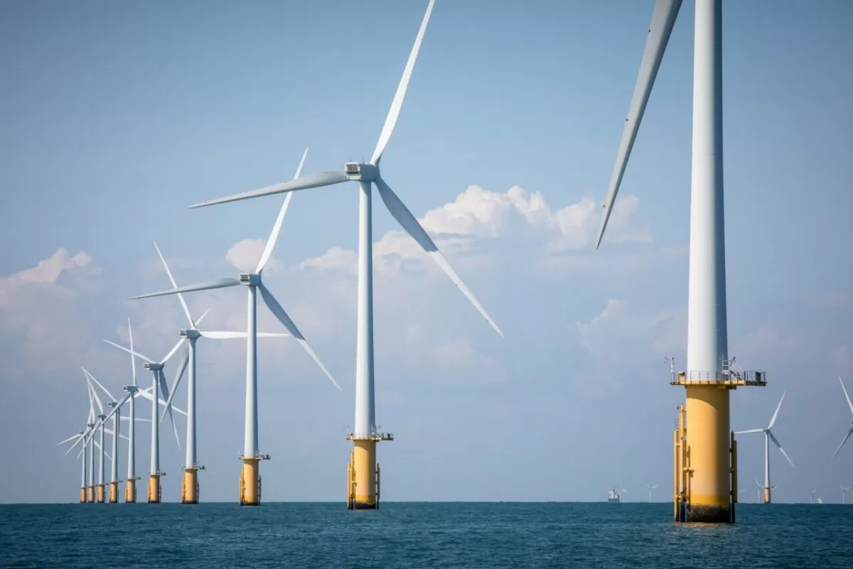 Năm 2024, tổng công suất điện gió của Vương quốc Anh đạt 30 GW. Ảnh minh họa