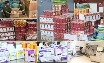 Tên 21 loại thuốc giả vừa bị triệt phá ở Thanh Hóa